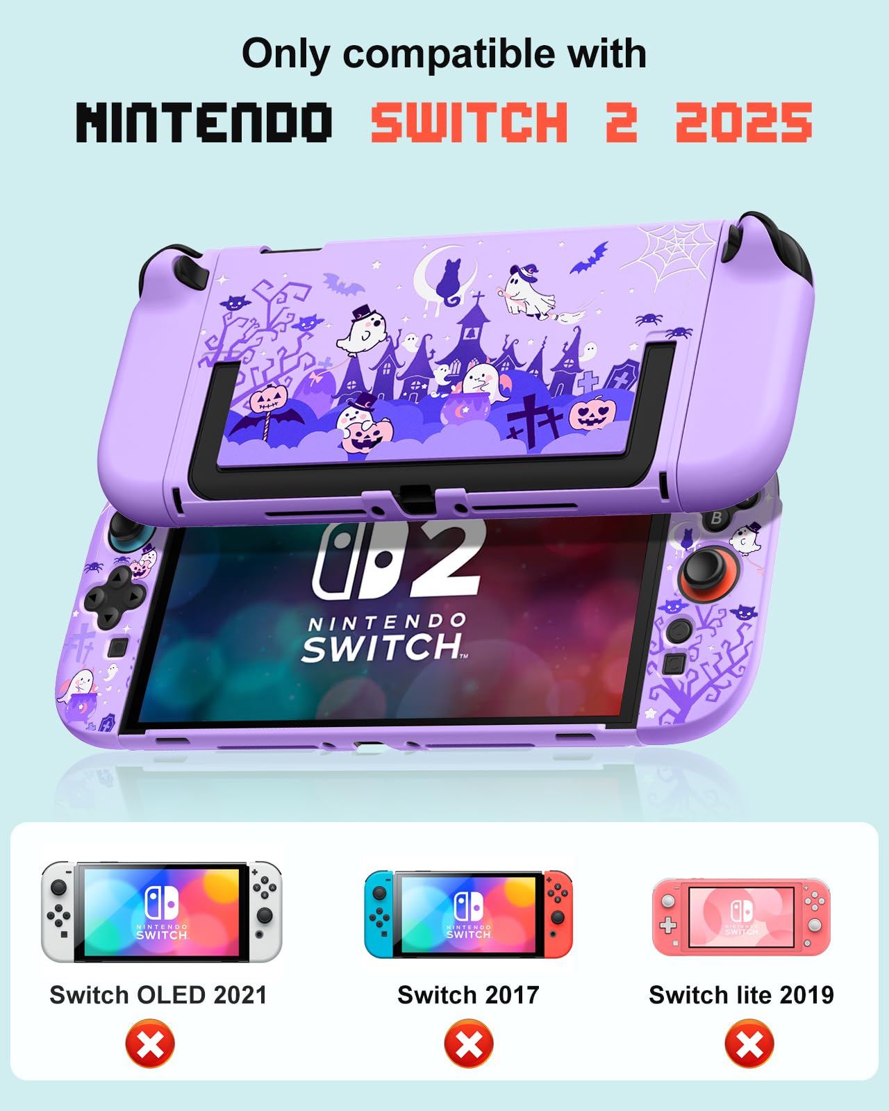 Gurgita Dockable Case for Nintendo Switch 2 - Cute Cool Cartoon